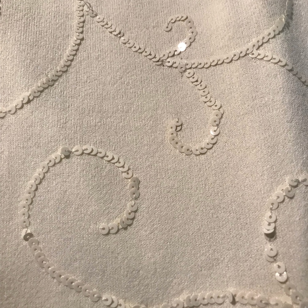 Jones New York Stretch Cream Sleeveless Top - Picture 6 of 6